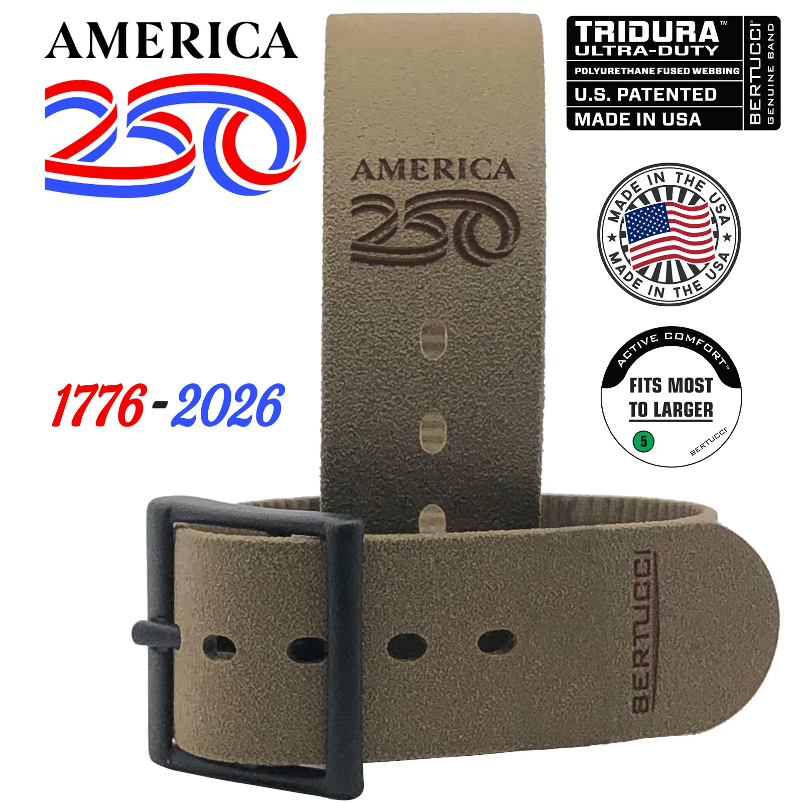 #106A - America 250 - Olive Drab, 1" - 26 mm size for A-4 & A-5 Cases - Image 4