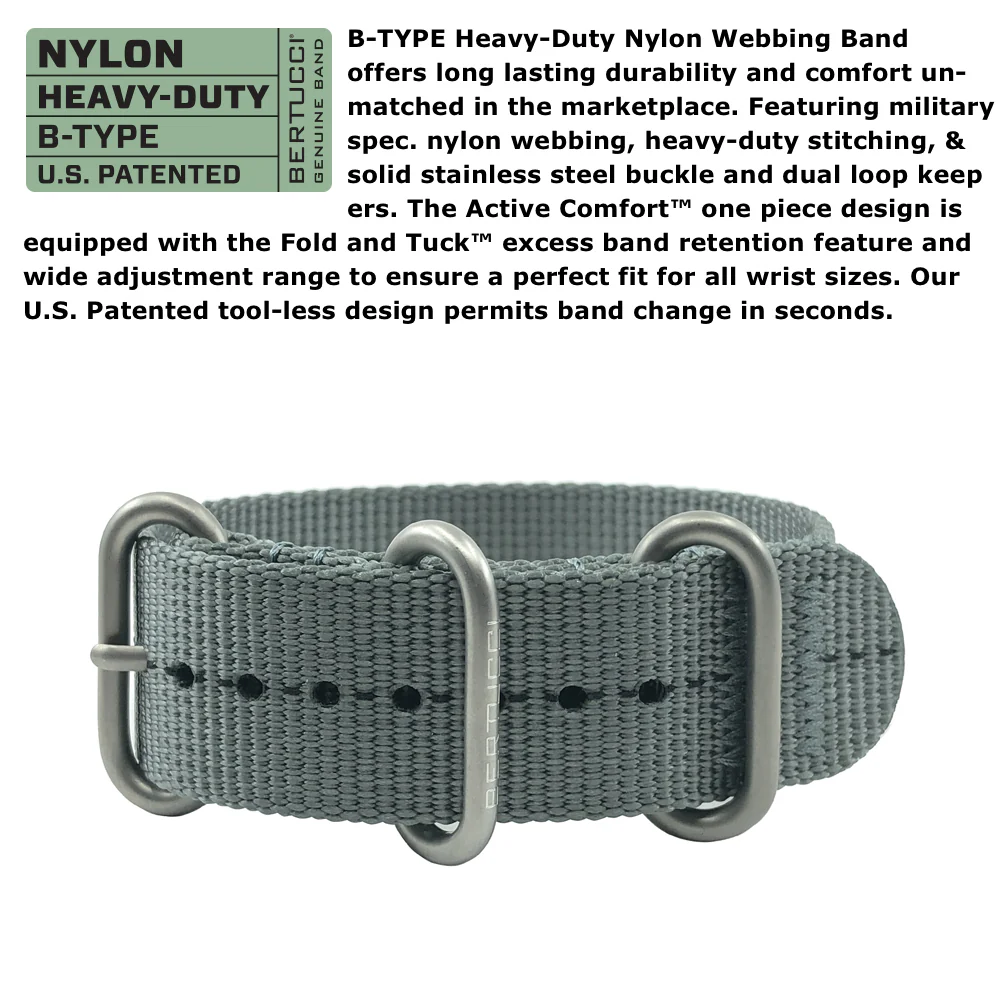#11108 DX3® Plus™ - Vintage Drab™ w/ Black dial- Vintage Drab™ w/ Black Dash Line™ Nylon Band - Image 4