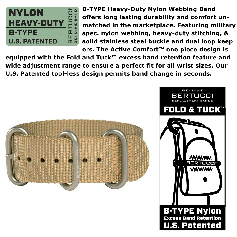 #11520 USS Nimitz Aircraft Carrier Special Edition - Black dial, Bertucci Khaki Nylon band - Circa 2025 - Image 4