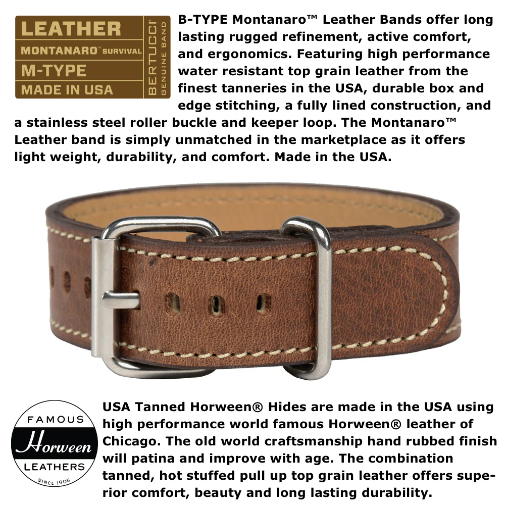 #12072 A-2T HIGHPOLISH - Onyx Black™ Dial, Nut Brown Horween Leather Band - Image 5