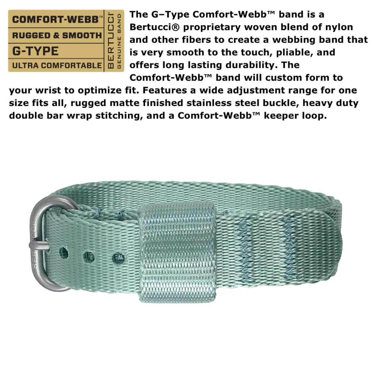 #18509 M-2RA Women's Field™ - Sage Dial w/ Sage Comfort-Webb™ Band - Image 4