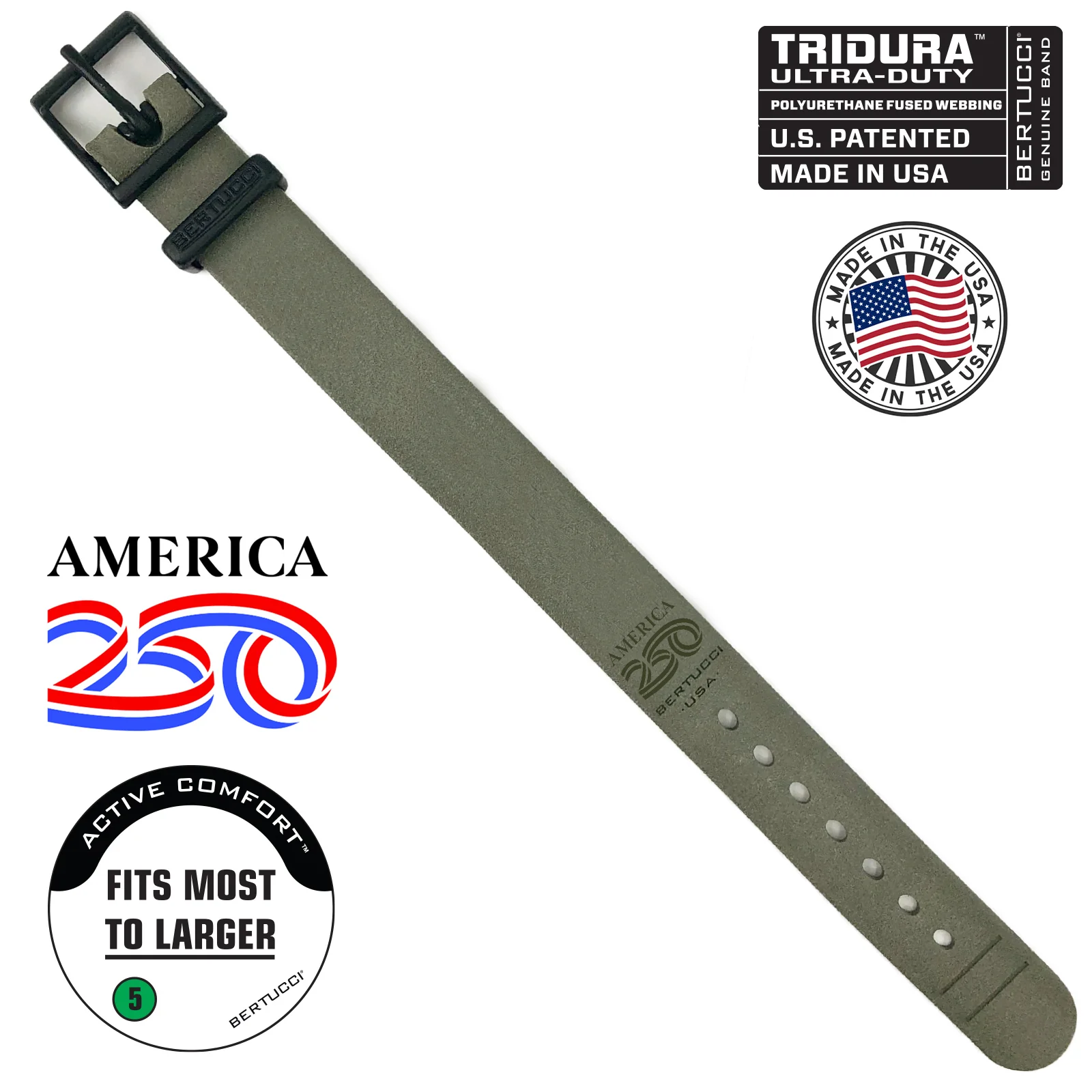#32A - America 250 - Foliage, 7/8" - 22 mm size for A-2, A-3, A-6, A-7, & D-3 Cases - Image 3